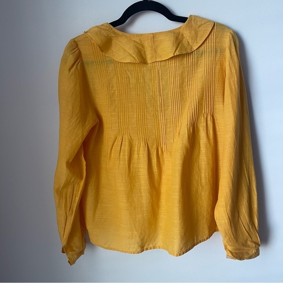 Faherty Cambria Blouse in Golden Glow - Picture 6 of 10